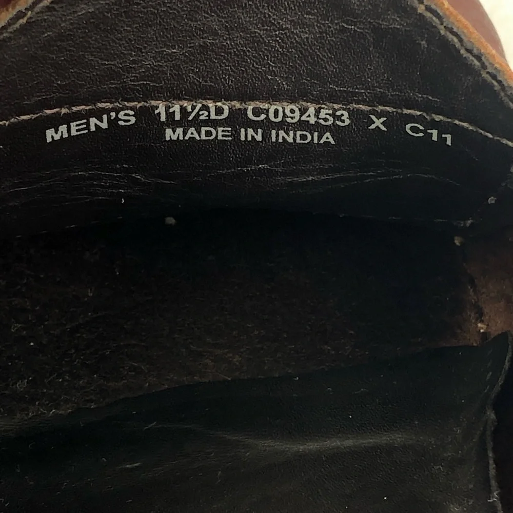 Cole Haan Brown Leather Penny Loafer Shoes Size 11.5D